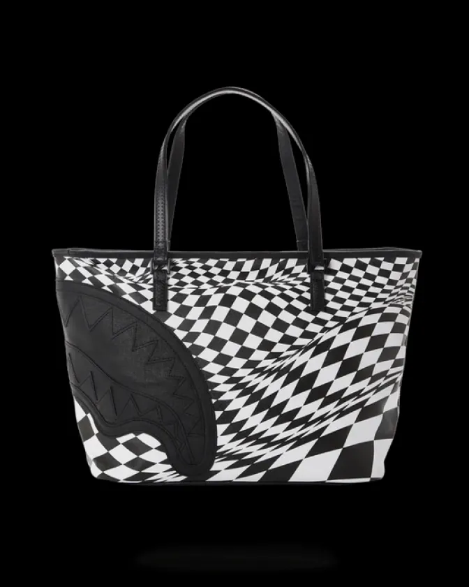 TRIPPY CHECK TOTE