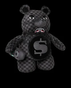 'WHAT THE BEEP' SHARK MONEYBEAR TEDDYBEAR BACKPACK