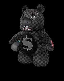 'WHAT THE BEEP' SHARK MONEYBEAR TEDDYBEAR BACKPACK